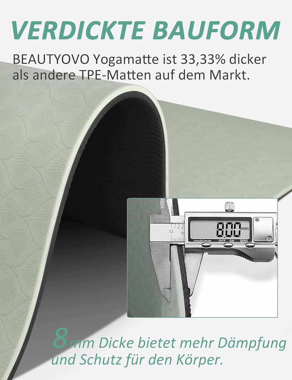 Yoga Mat with Strap, 1/3| 1/4 Inch Extra Thick Yoga Mat Double-Sided Non Slip, Professional TPE| PVC Yoga Mats for Women Men, Workout Mat for Yoga, Pilates and Floor Exercises